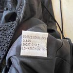 Cache Black Lace Beaded Crisscross Back Evening Formal Mermaid Dress Size 2 Photo 10