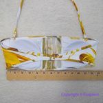 BCBGMAXAZRIA New! Women's Bandeau palm Bra Bikini Swimsuit Top, size 4 Photo 8