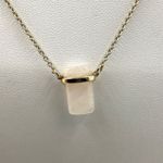 SU CH rose quartz dainty pendant necklace Pink Photo 9