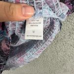 One World Unity World‎ Wear Top Women M Multicolor Batwing Boho Festival Y2K Artsy Hippie Photo 3