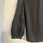 Madewell Maxwell Boat Neck Shirt with Puff Sleeves Photo 6