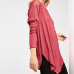 Free People  Spring Valley Long Sleeve waffle knit thermal top medium EUC Photo 4