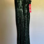 Crystal Doll New Emerald Green Sequin Dress Photo 0