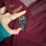 Nightway Burgundy Maroon High Neck Mesh Cutout Dress | Prom | Wedding | Size 4 Red Photo 3