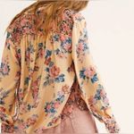Free People  Hold On To Me Floral Top Coral Size XS Photo 3