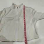 Fabletics  White Long Sleeve Crop Top Women’s XL High Neck Activewear Photo 8
