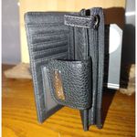 Nautica Womens Black RFID Protection Trifold Wallet With ID Window & Card Slots Photo 2