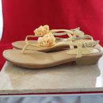 st. john's bay  Pale Yellow Sandals - Size 9 Photo 2