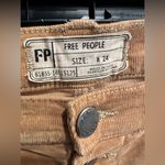 Free People  Corduroys Reagan Raw Hem Khaki Skinny Jeans Size 24 Photo 3