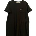 Champion Women's Athleisure Sporty Black Short Sleeve Crewneck Logo T Shirt Sz L Photo 0