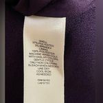 Eliza J Women's Balloon Sleeve Ruffle Cold Shoulder Purple Dress Size 16 Photo 11