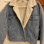 Fleece Lined Jean Jacket Size L Photo 0