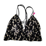 PINK - Victoria's Secret NWT Victoria Secret PINK Black Floral Strappy Bralette Photo 0