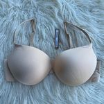 SKIMS  Ultimate Push up Plunge Bra Sand Size 44D Photo 0
