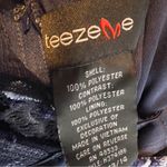 Teeze Me  Size 13 Floral Embroidered Layered Tull Belted Halter Neck Evening Gown Photo 14