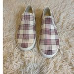 Brooks Brothers Slip On Sneakers Women's Plaid Pattern Casual Shoes Size 9 Photo 2