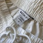 Athleta  Retreat Linen High Rise Wide Leg Women's Pant Sz 6 in Calla Lily White Photo 7