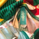 LuLaRoe Leggings w/ Santa & Geometric Green Red & Yellow Pattern Sz TC2 NWT 2017 Photo 5