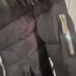 SheIn  Black Quilted Jacket with Two Way Zipper Photo 6