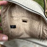 Guess  Faux Leather‎ Mini Backpack Brown And Cream Barely Used Photo 5