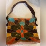 Bebe  Women's Multicolor Patchwork Leather Hobo Bag Large Boho Chic Photo 9