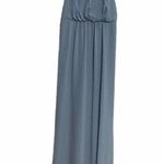 Show Me Your Mumu Amanda Maxi Bridesmaid Wedding Dress Sleeveless Blue Steel XXS Photo 1