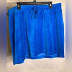 Juicy Couture Women's Royal Blue Short Skirt w/Drawstring,Y2K Athleisure|Size:1X Photo 0