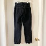 Abercrombie & Fitch Ankle Straight Ultra High Rise Curve Love Distressed Jeans Photo 3