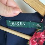 Ralph Lauren Lauren  Womens Red Pink Floral‎ Cold Shoulder Dress Sz 4 | Romantic Photo 8