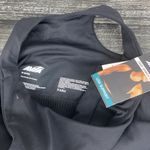 Avia  Black Cropped Sport Athletic Workout Bra Top NEW M Photo 3