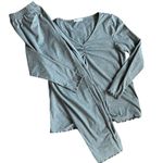 Ekouaer Women's Pajama Set Long Sleeve Sleepwear Soft Loungewear Gray Size M Photo 8