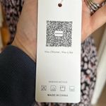 Ecowish NWT- Tie Front Print Dress- Size Medium Photo 8