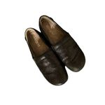 Alegria Kel Professional Shoes Metallic Embossed Loafers Slip On Black Size 9 Photo 2