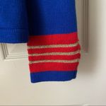 Doncaster  red blue holiday sweater size medium Photo 6