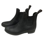 Sam Edelman Womens Tinsley Chelsea Black Matte Rubber Rain Boots Slip On 9 Photo 2