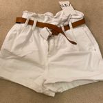 ZARA  white denim shorts. Size 2 Photo 3