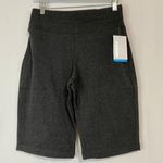 Marika Women’s Tummy Control 11.5 in Bermuda Short Heather Charcoal Sz Large NWT Photo 0