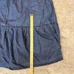 Tulip Creations Blue Smocked Tiered Denim Maxi Dress NWT Size L Photo 9