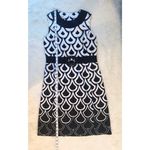 Talbots  Sleeveless Linen Dress A-Line Ombre Brown Ivory Print Size‎ 6 Petite Photo 13