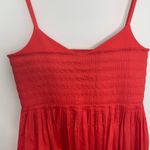 La Ligne Devon Pleated Midi Dress Poppy Red Womens New XL Photo 8