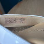 Vionic  Mimi Wedge White Patent Leather Thong Platform Sandals Flower Women’s 7 Photo 5