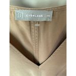 Everlane  khaki The TENCEL V-Neck Dress Photo 8