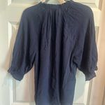Bobeau  Navy Blue Blouse Photo 7