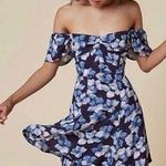 Reformation Floral Mini Dress Photo 5