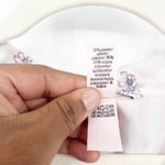 Victoria's Secret  Womens Subtle Stripe Silky Floral Long Sleeve Pajama Top Size L Photo 4