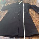 Calvin Klein Liz Claiborne size small Black Trench Coat Photo 11