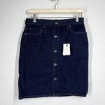Levi's Made & Crafted Button Front High Rise Denim Skirt Size 27 Handloom Photo 0