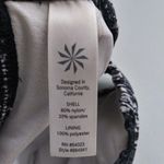 Athleta  Black White Print Racer Back Athletic Sports Bra Size Small Photo 4