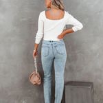 VICI  | Celeste Ribbed Ruffle Crop Top Photo 8