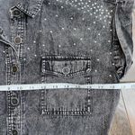 Kale generation full button studded denim dress size medium Black Photo 2